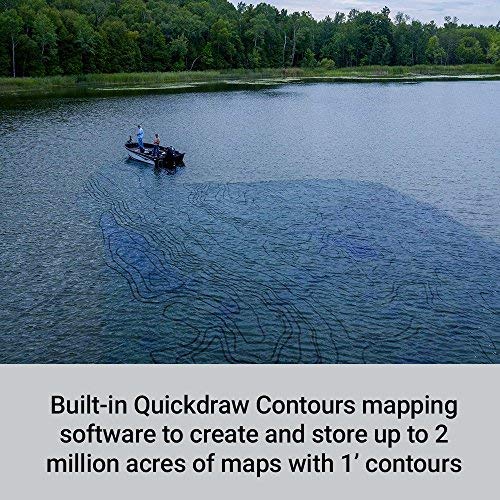 Fishing Sonar GPS Combo with Transducer 5-Inch Sunlight Readable Display