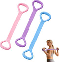 Skiennix Figure 8 Resistance Bands - Elastic Stretch Fitness Set for Arm & Shoulder Workouts | 3PCS