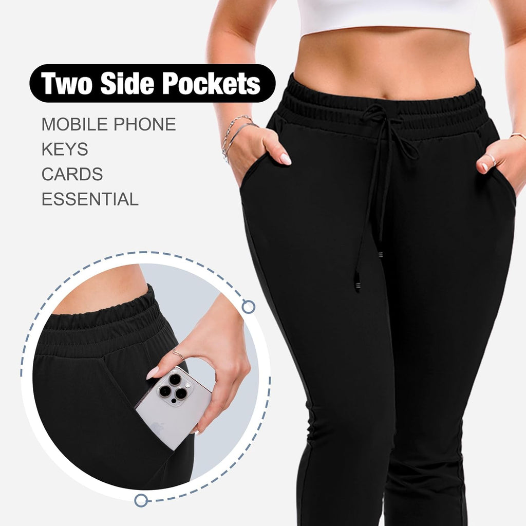 SINOPHANT Women's Joggers - Comfortable Drawstring Sweatpants with Pockets for Gym & Lounge