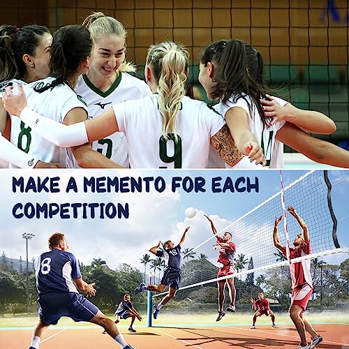 Jexine 36 Pack Mini Inflatable Volleyballs with Pump - 4 Inch Sports Party Decor