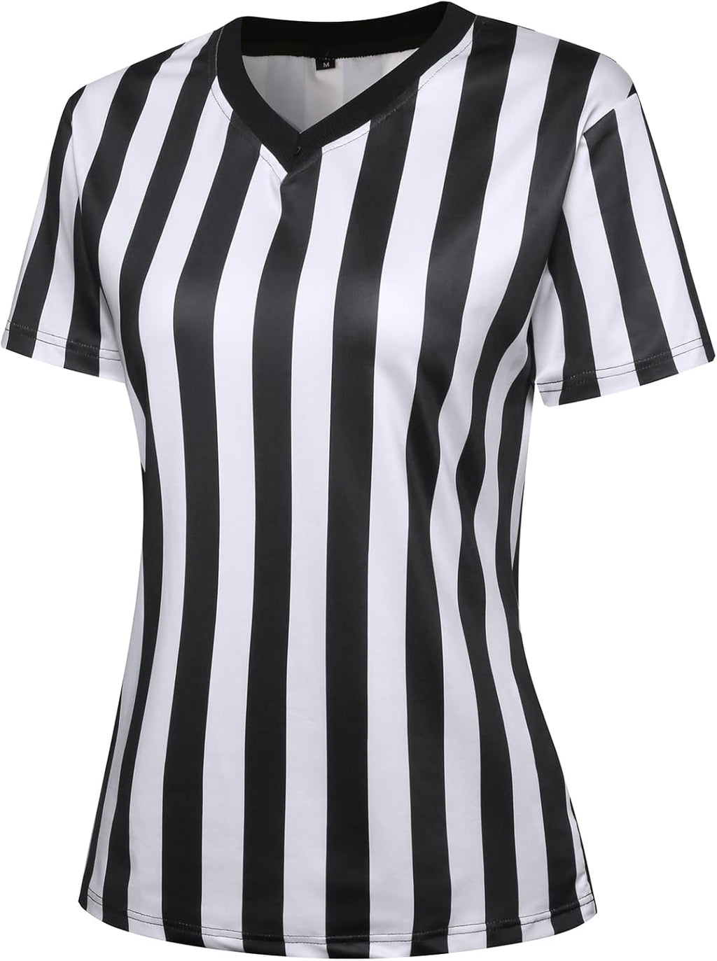 Skiennix Women's Referee Shirt - Official V-Neck Football & Basketball Jersey | Perfect for Halloween Costume