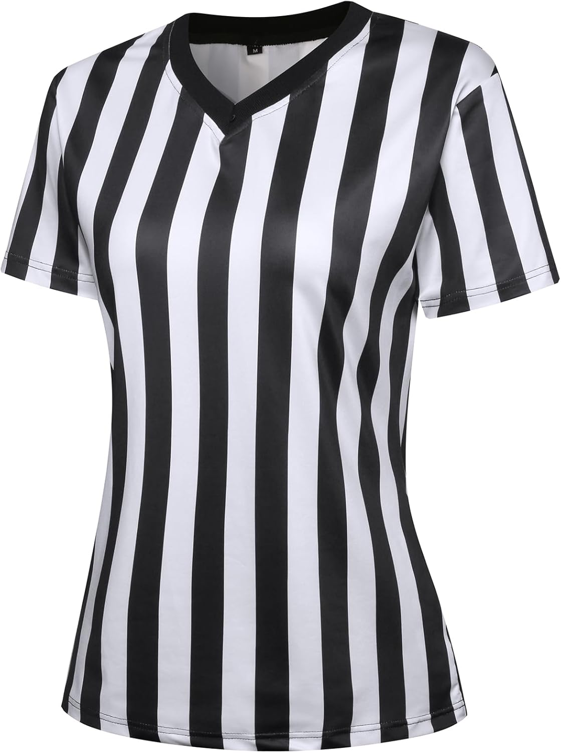 Skiennix Women's Referee Shirt - Official V-Neck Football & Basketball Jersey | Perfect for Halloween Costume