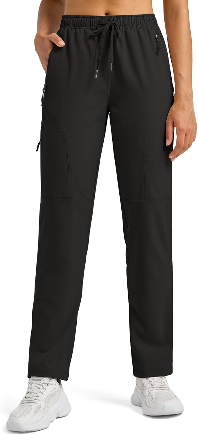 Willit Women's Quick-Dry Hiking Pants - Lightweight, Water-Resistant with Pockets | Petite, Regular, Tall