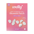 Welly Bandages - Face Saver, Hydrocolloid Acne Blemish Patch, Adhesive Small Spot Shape, Clear, Carton Value Pack - 60 ct