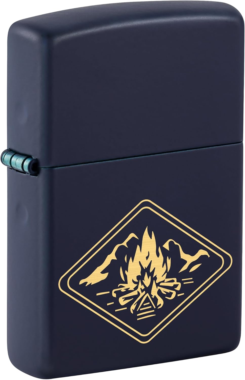 Zippo Pocket Lighter - Campfire Design | Durable & Windproof for Outdoor Use
