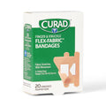 CURAD Flex-Fabric Finger and Knuckle Bandages, Assorted Sizes, Box of 20