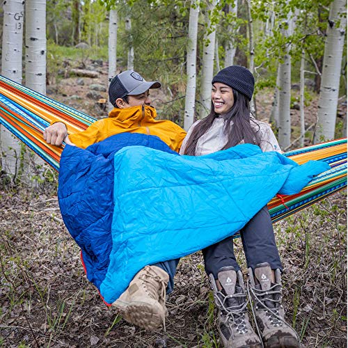 Grand Trunk ThermaQuilt Hammock Underquilt Blue/Navy Blue - Insulated Camping Accessory