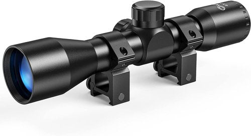 CVLIFE 4x32 Compact Rifle Scope - Durable Optics for Precision Hunting | Includes Mounts