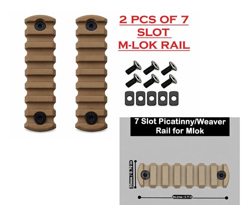 GOTICAL Pack of 6-7 Slots, 5 Slots, 3 Slots Rail - l 12 Screw and 12 Nuts with 3 Allen Wrench