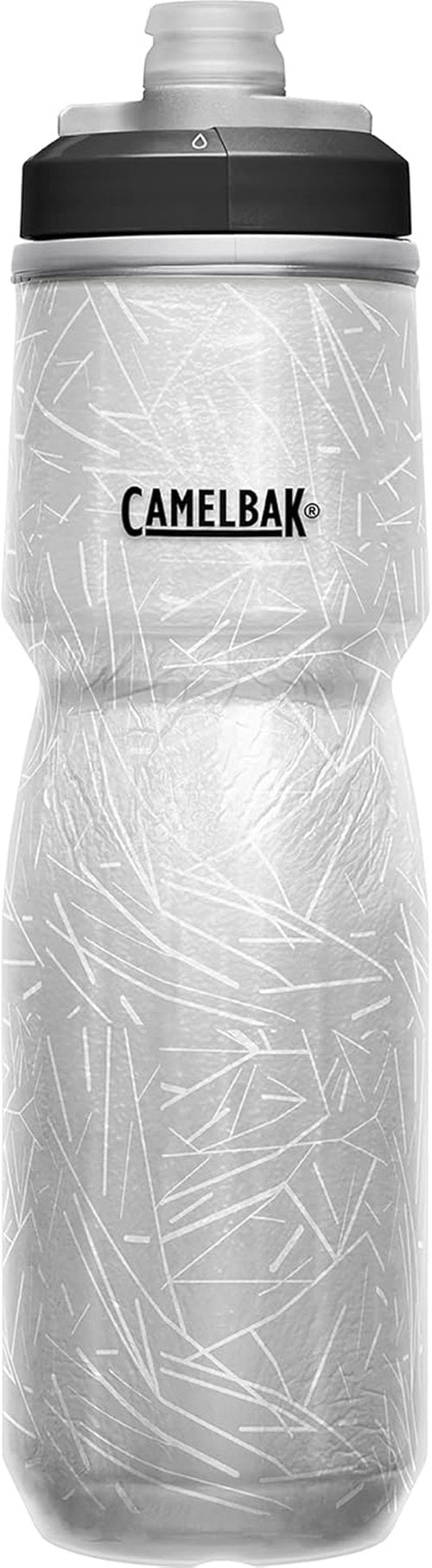 CamelBak Podium Ice Water Bottle - Insulated Squeeze Design, 21oz Capacity, Black Color