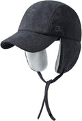 GADIEMKENSD Winter Trapper Hat - Ear Warmer Flaps & Corduroy Design for Men and Women