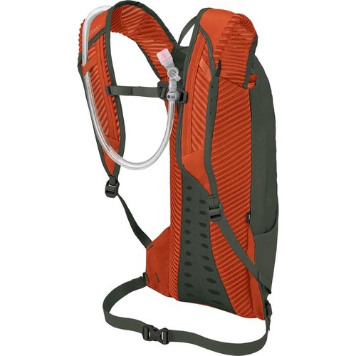 Osprey Katari 7L Men's Biking Backpack with Hydraulics Reservoir, Green Creek