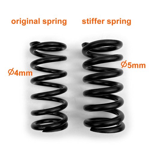 L-faster Replacement Stiffer Spring for Our Mountain Skateboard Truck Hard Spring for Off-Road Skateboard Truck(4 pcs Original(4mm))