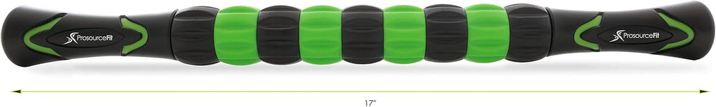 ProsourceFit Massage Stick Roller - 18” Portable Myofascial Release Tool for Muscle Pain Relief