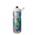 HydraPak | Polar Bottle - Polar Sport Insulated Water Bottle - BPA-Free, Sport & Bike Squeeze Bottle with Handle (Splash Multi, 600ml / 20oz)