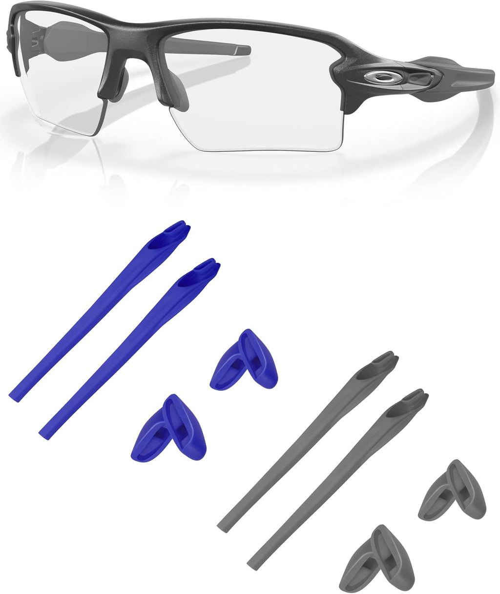 Oakley Replacement Earsocks & Nosepieces Rubber Kit - Compatible with Flak 2.0 & Flak 2.0 XL