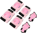 BOSONER Kids Protective Gear Set - Knee Pads, Elbow Pads & Wrist Guards for Ages 3-15 | Ideal for Roller Skating, Cycling & BMX