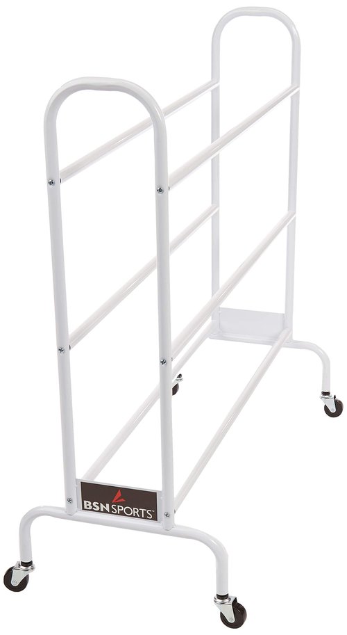 Ball Cart Wide Base (12 Balls), Color-White