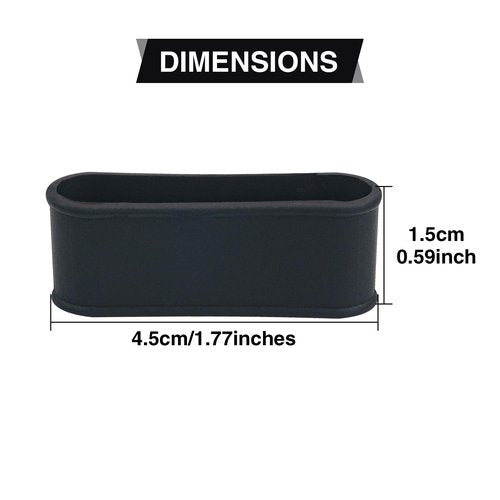 Amviner 4PCS Pickleball Racquet Grip Bands, Black, Tennis Racquet Secures Overgrip