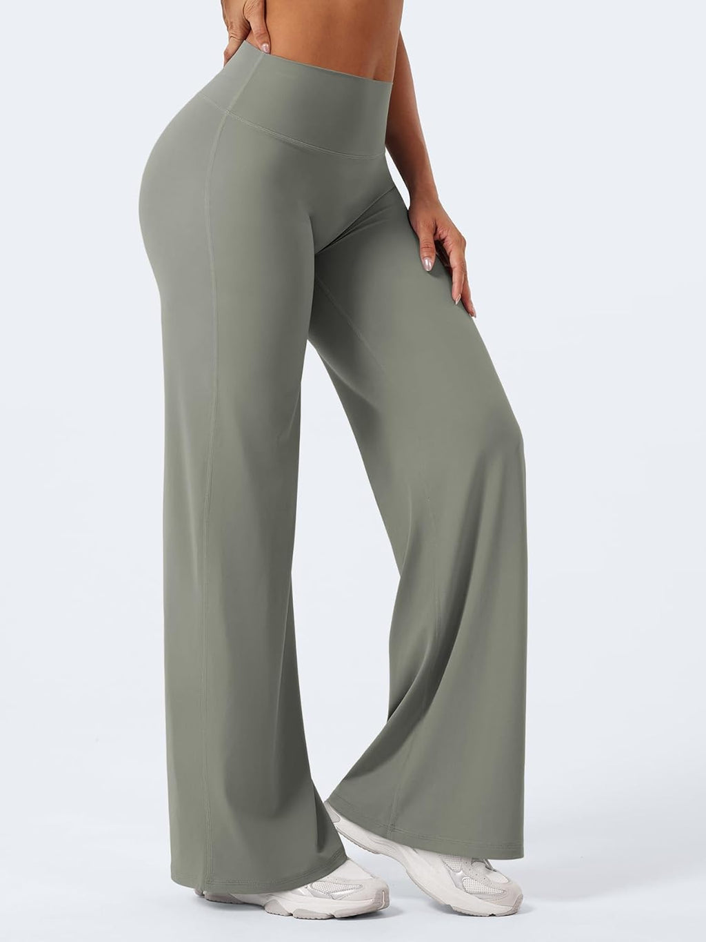 YEOREO High Waist Workout Leggings - No Front Seam, Buttery Soft Gym & Yoga Pants | Multiple Sizes Available