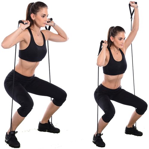 Resistance Bands,Pull Up Exercise Bands with Handles Door Anchors Compatible with Billy's Bootcamp,Weight Loss,Strength Home Workouts Training,Physical Therapy,Yoga,Pilates.(Black)