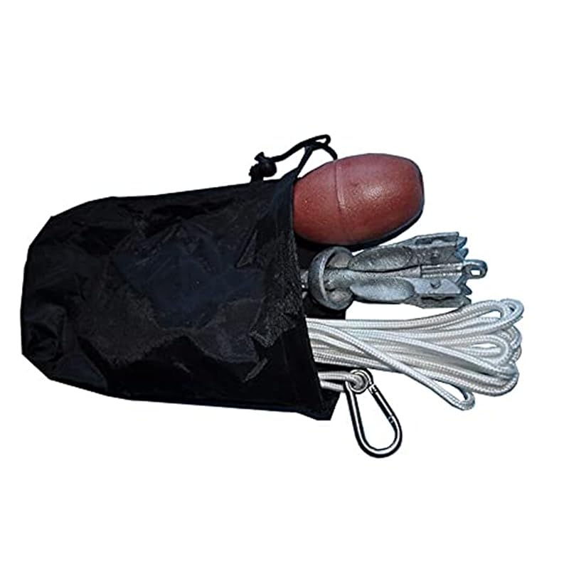 Kayak Anchor Kit 1.5kg (3.5 lb) Portable with Rope, Folding Anchor and Bag