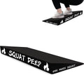 WINBOX Slant Board for Weightlifting and Calf Stretching - Non-Slip Heel Elevated Squat Wedge Block