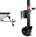 FZZD 2000lbs Heavy Duty Trailer Jack - Swivel Wheel Design with 12" Lift for RVs and Boats