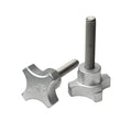Agency 6 Shovel Mounting Knobs, Pair - 3/8-16 Thread - Made in The USA