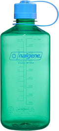 Nalgene Water Bottle - Lightweight BPA-Free Tritan Shatterproof Design | 32 OZ Narrow Mouth in Pastel Green