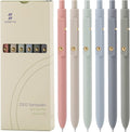 Ddaowanx Gel Pens - 6 Pack 0.5mm Quick Dry Black Ink Fine Point for Smooth Writing | Cute Office Supplies