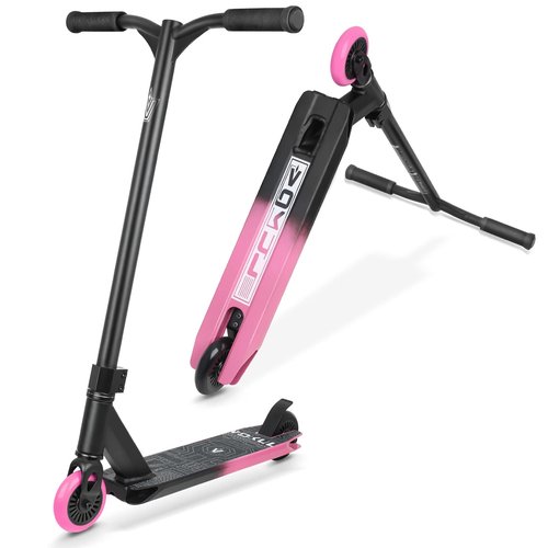 VOKUL Complete Pro Scooter for Kids Boys Girls Teens Up 6 Years - Freestyle Tricks Pro Stunt Scooter (Pink)
