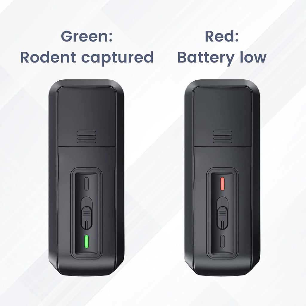 OWLTRA Indoor Electric Mouse Trap - Instant Rodent Zapper with Pet-Safe Trigger | Compact Black Design