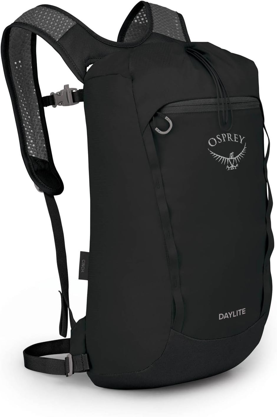 Osprey Daylite Cinch Backpack - Versatile Black Daypack for Hiking and Daily Use