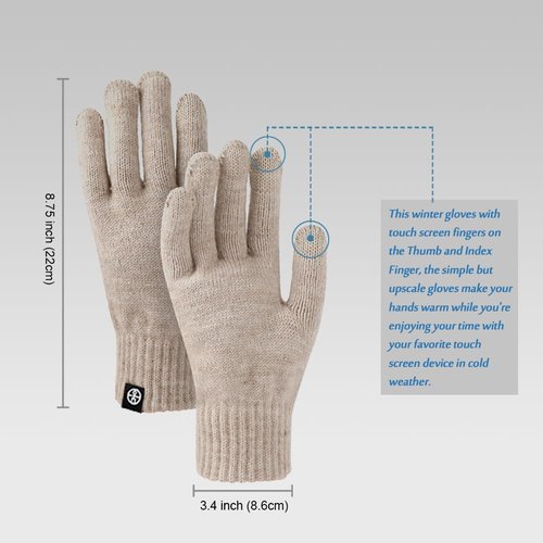 Warm Winter Beanie Hat & Scarf Gloves Set Stylish Knit Skull Cap for Men Women (17 Black, One Size)