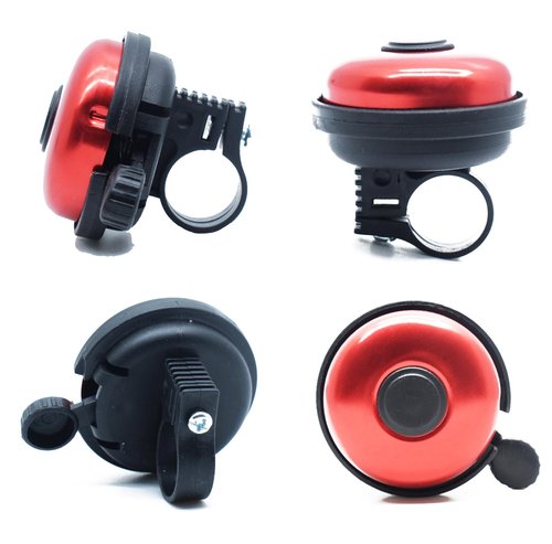 Red Bike Bell Red Bike Streamers Ribbon Bicycle Tassels for Bike Handlebar Decorations
