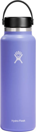 Hydro Flask 40 Oz Wide Mouth Water Bottle - Durable Flex Cap in Lupine Color