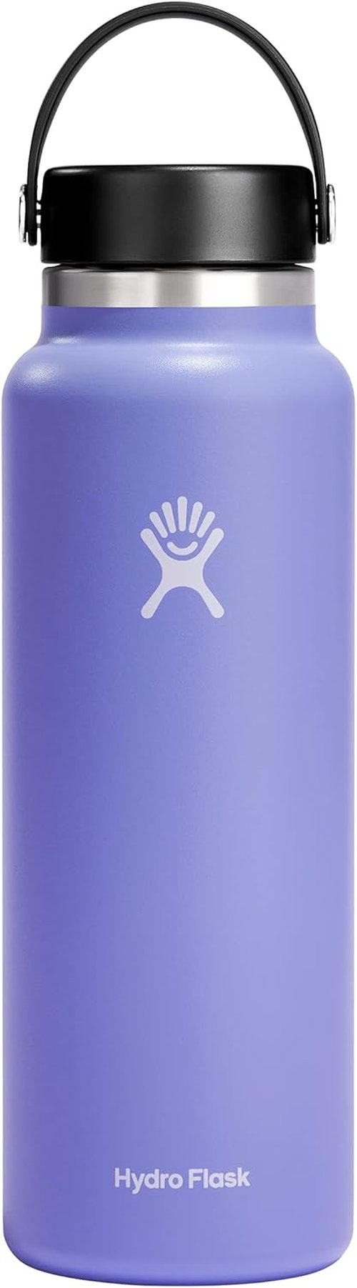 Hydro Flask 40 Oz Wide Mouth Water Bottle - Durable Flex Cap in Lupine Color