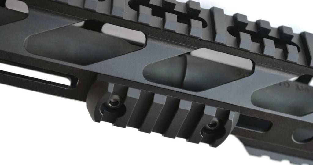 STNGR USA 5-Slot M-LOK Aluminum Picatinny Rail Section - Durable Accessory with T-Nuts & Screws