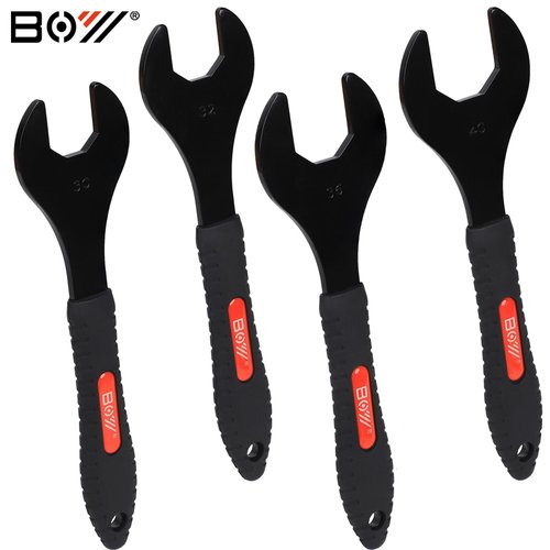 SONZUIA Bike Threaded Headset Wrench, 30 32 36 40mm Bicycle Fork Headset Top Locknut Removal Spanner Tool (32MM)