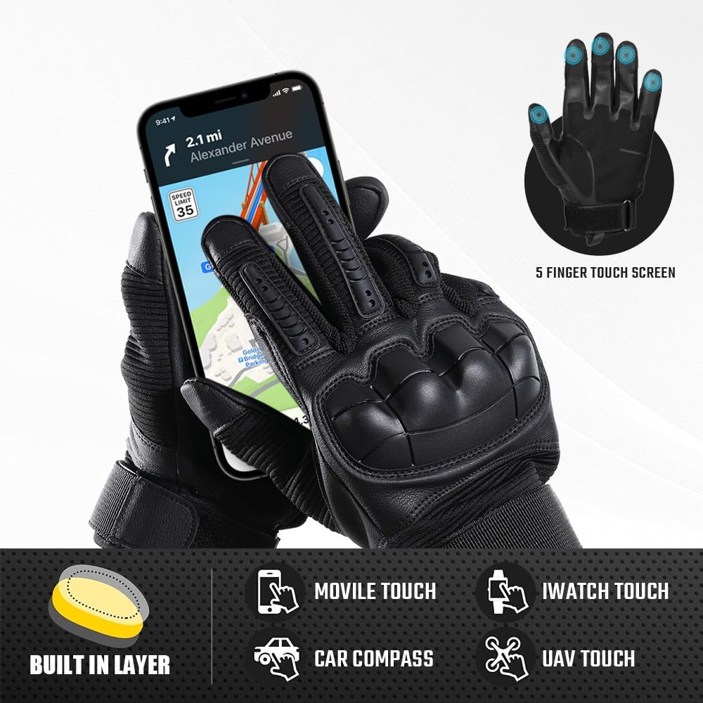 WTACTFUL Tactical Gloves for Men - Touch Screen Compatibility for Airsoft & Outdoor Activities