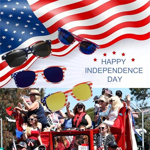 American Flag Sunglasses Sun Shades for Outdoor Party & Daily Wear - Variation: American Flag CB