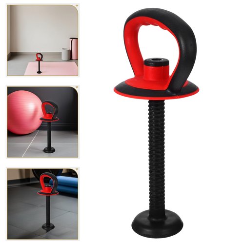 Kisangel Adjustable Kettlebell Handle with Base Nut for 40 Lb Weight Plates Anti-Slip Grip Attachment for Strength Training and Full Body Workouts at Home or Office