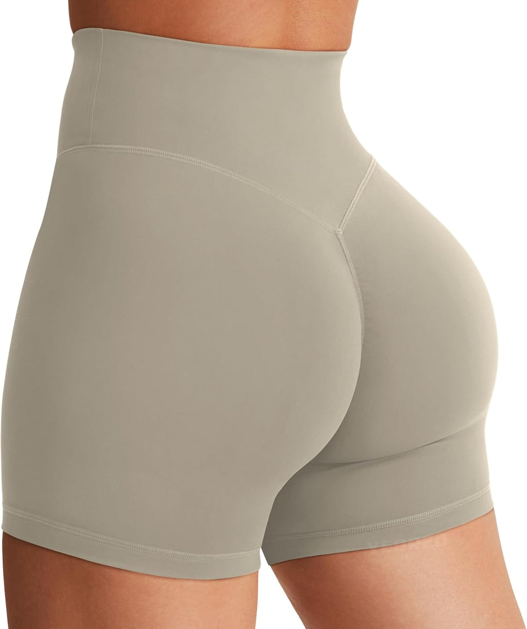 YEOREO Women's Biker Shorts - High Waist Tummy Control for Yoga & Gym | 3.6", 4.5", 6" Sizes