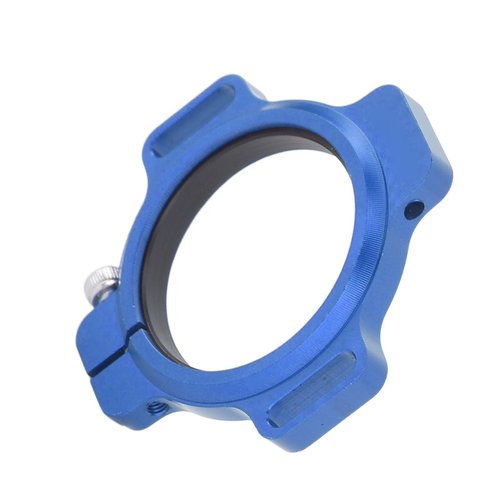 Tissting Crank Preloader 28.99mm Spindle Aluminium Alloy Bike Crank Chainring Adjuster with Thread Ring and Adjuster, Cycling Bracket Preload Adjuster(Blue)