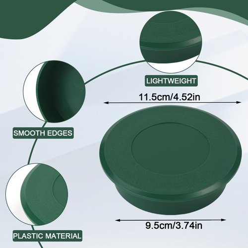 6pcs Golf Covers, Golf Cup Cover Golf Hole Cutter for Putting Green, Golf Training Aids Putting Hole Covers for Outdoor Sports Golf Course Garden Yard