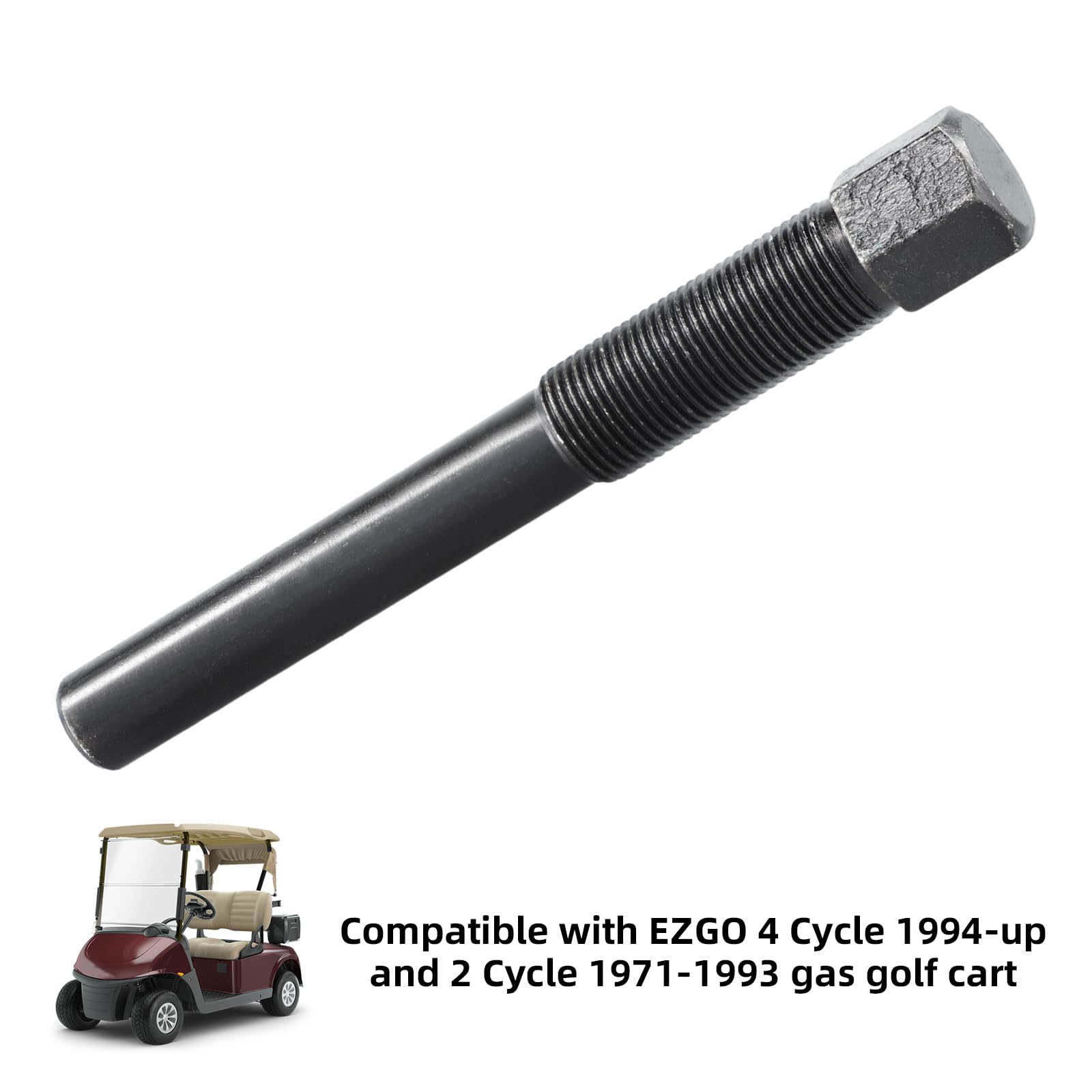 Roykaw Golf Cart Drive Clutch Puller Bolt Removal Tool Compatible with EZGO 2 Cycle (1971-1993) and 4 Cycle (1994-up) Gas Vehicles, OEM# 19779G1, 19779-G1, N5544