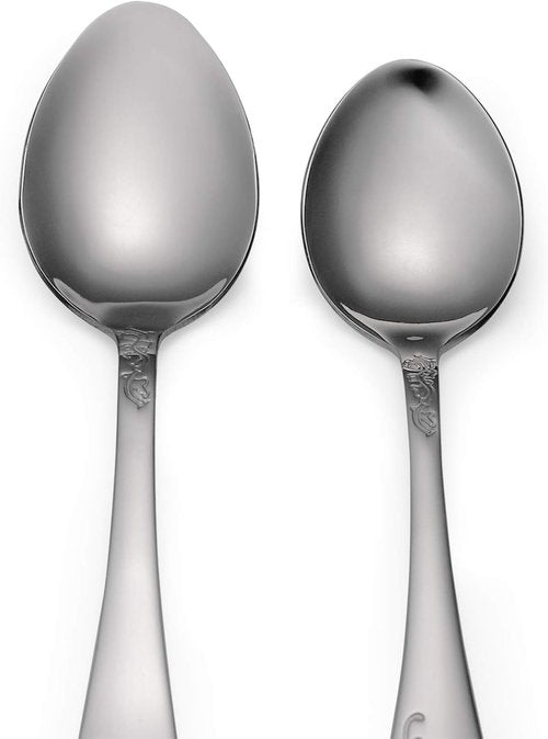 Bekith 40-Piece Stainless Steel Flatware Set for 8 | Mirror Finish, Dishwasher Safe Cutlery