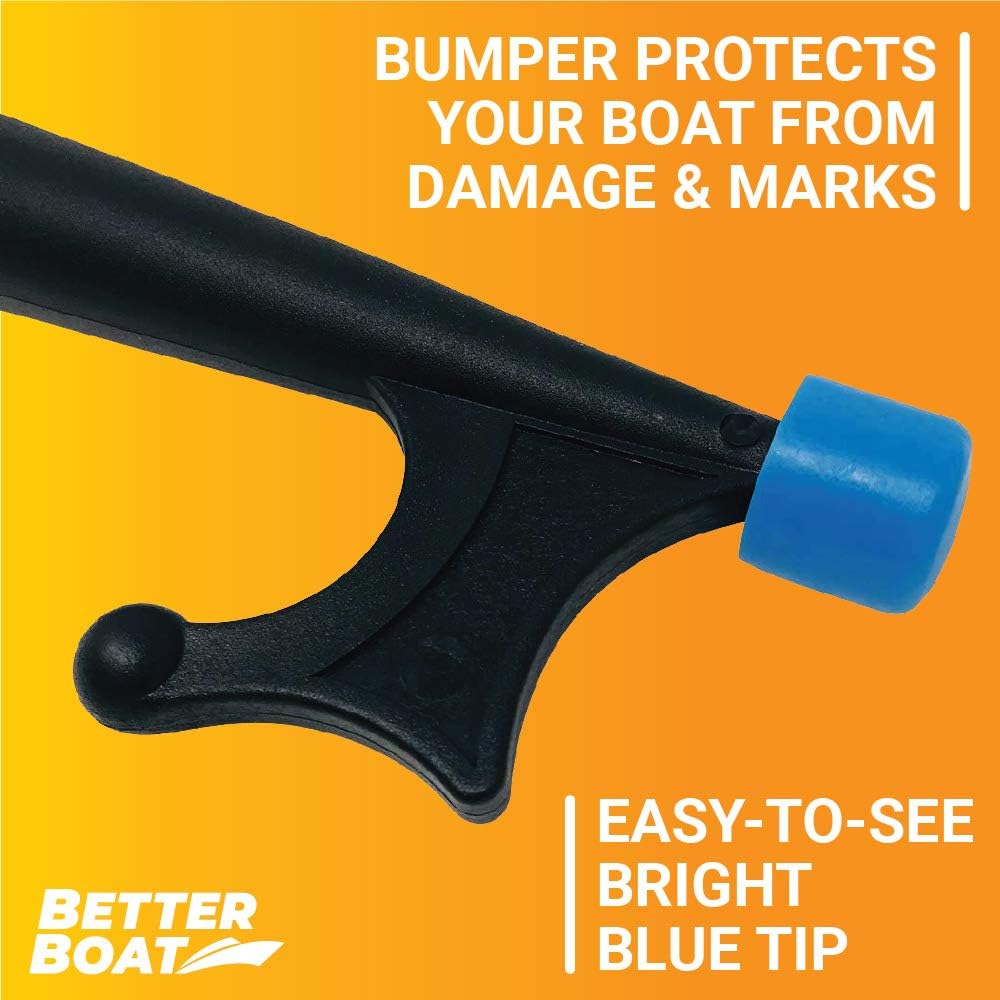 Skiennix Telescoping Boat Hook Pole - Durable Docking Stick with 3/4" Thread Screw End | Marine Boating Accessory