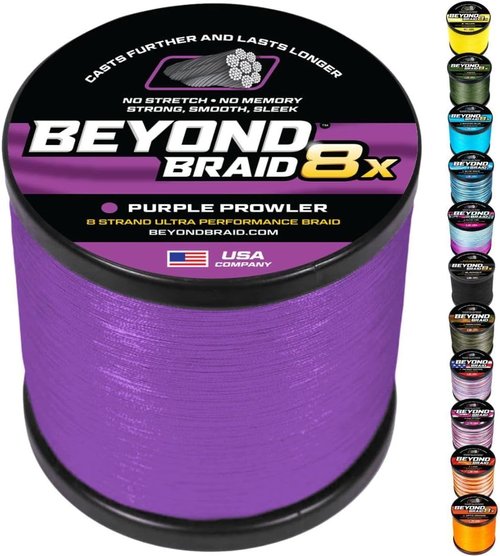Beyond Braid Braided Fishing Line - Super Strong & Abrasion Resistant - Available in Multiple Colors & Strands